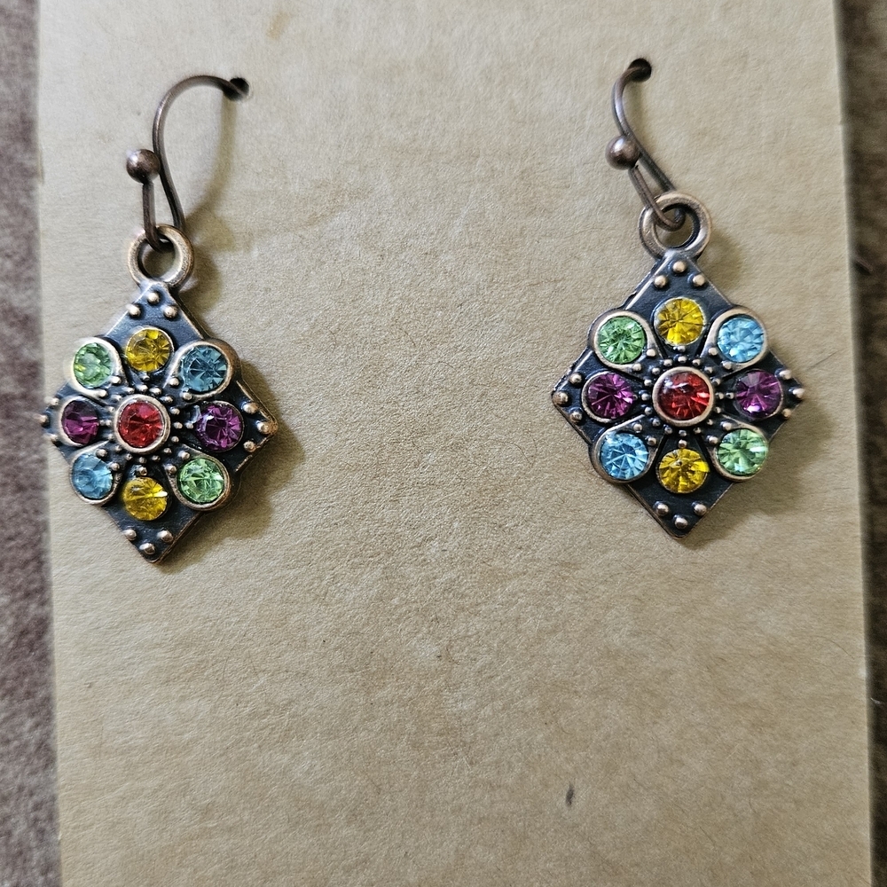 Othr Multicolor Crystal Earrings